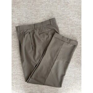 LR2 Louis Raphael Men’s Dress Pants Light Brown Flat Front 34x30 Business Casual
